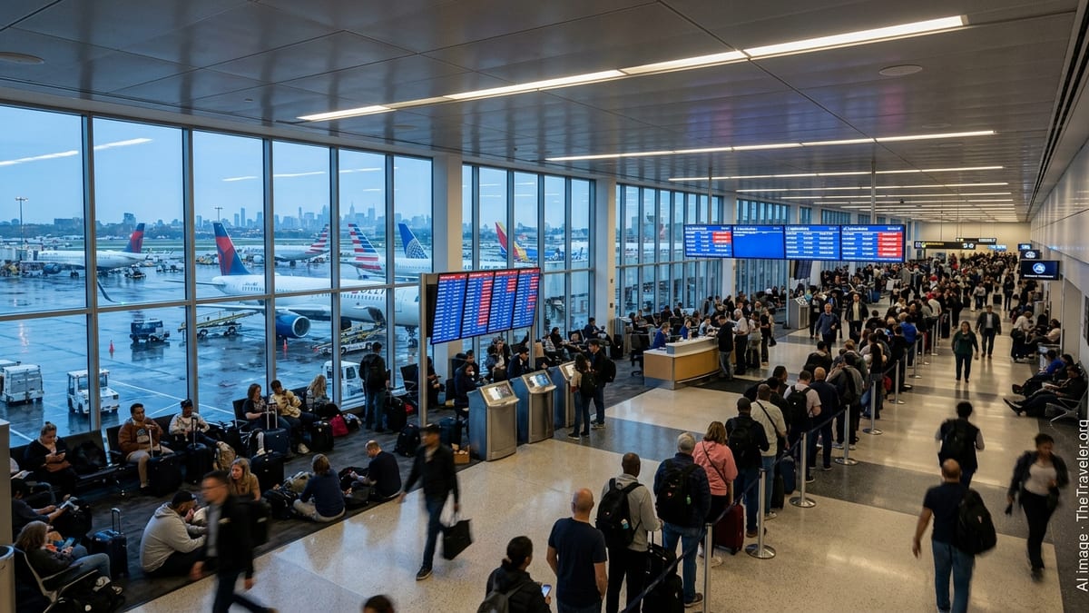 Hundreds Stranded as LaGuardia Meltdown Ripples Nationwide