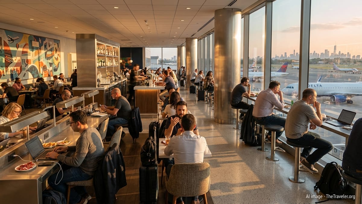 LaGuardia’s New Capital One Landing Turns Waiting Into an Experience