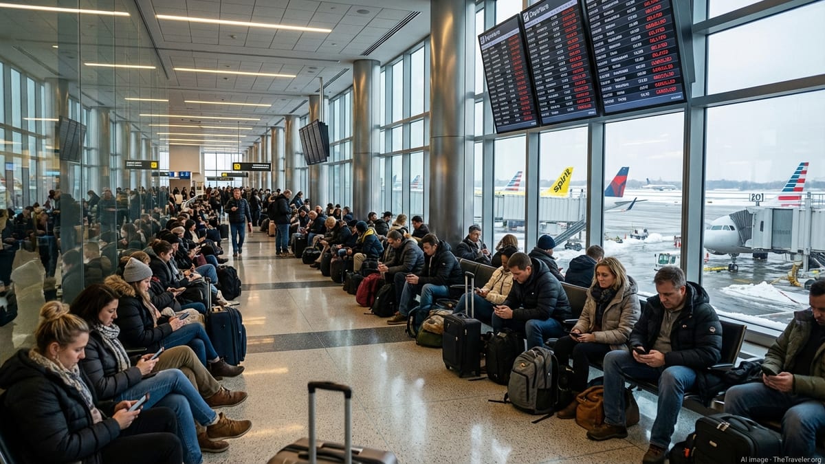 Flight Delays Snarl LaGuardia as 161 Trips Held Back