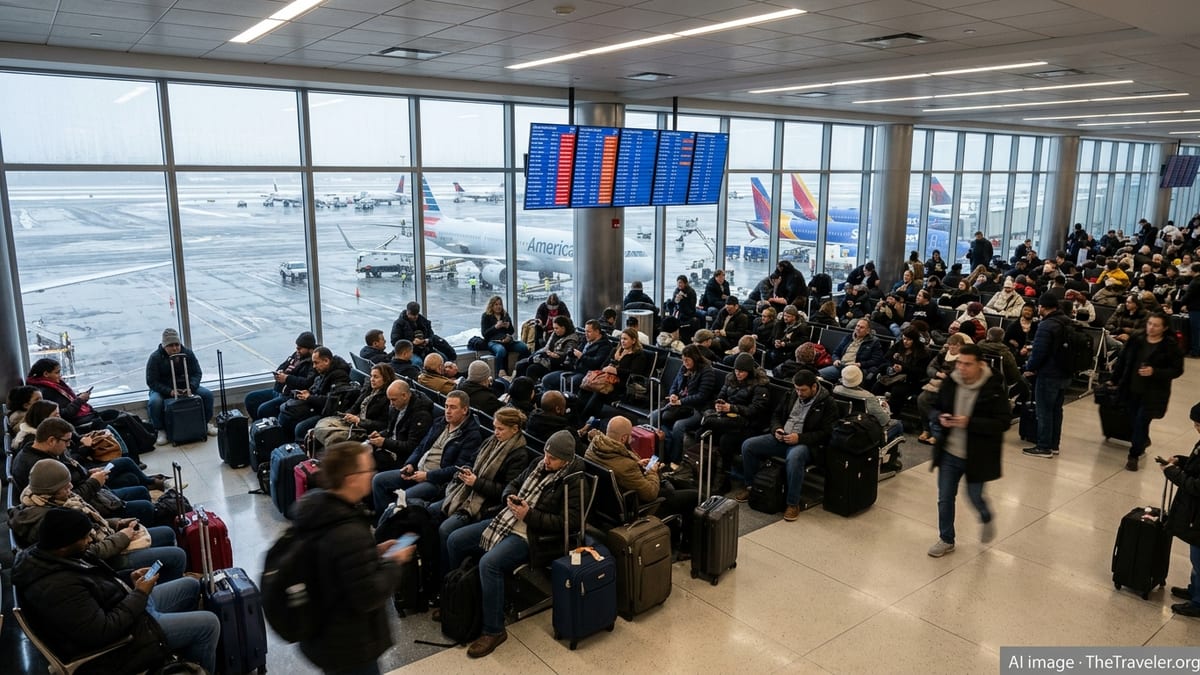 Freezing Showers Snarl Flights at LaGuardia and Beyond