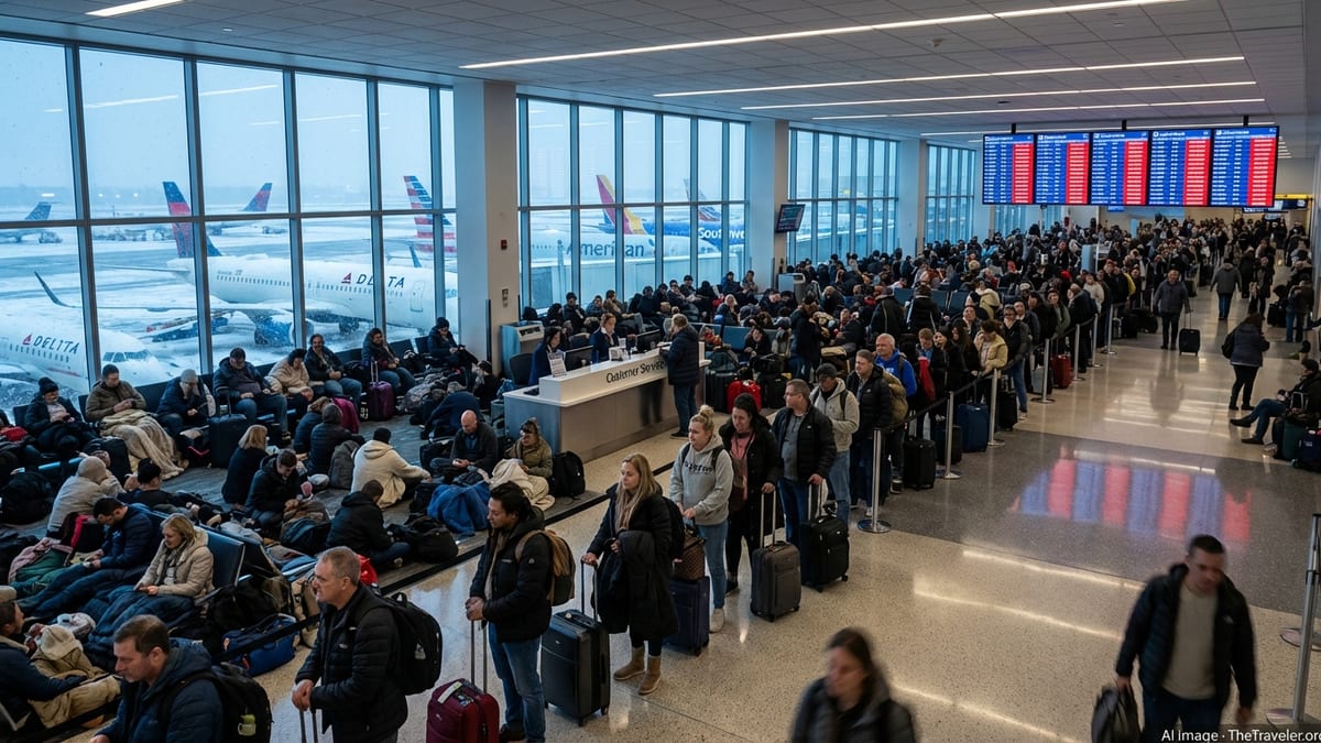 Nor’easter Leaves Thousands Stranded at LaGuardia Airport