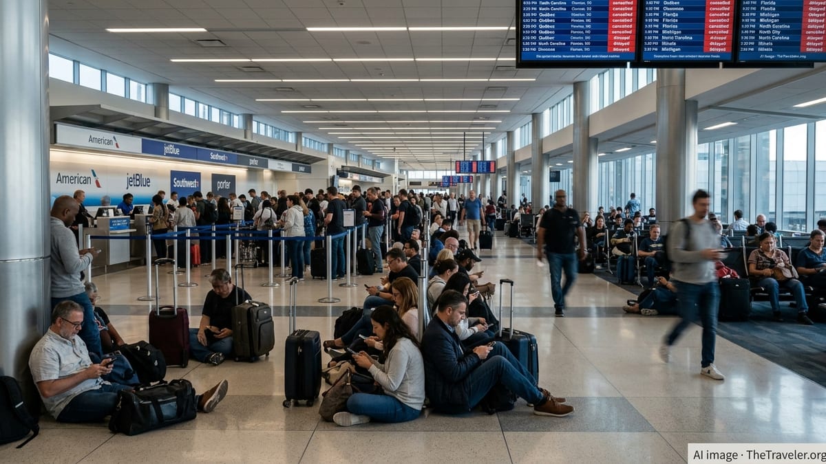 LaGuardia Shutdown Ripples Across US and Canada