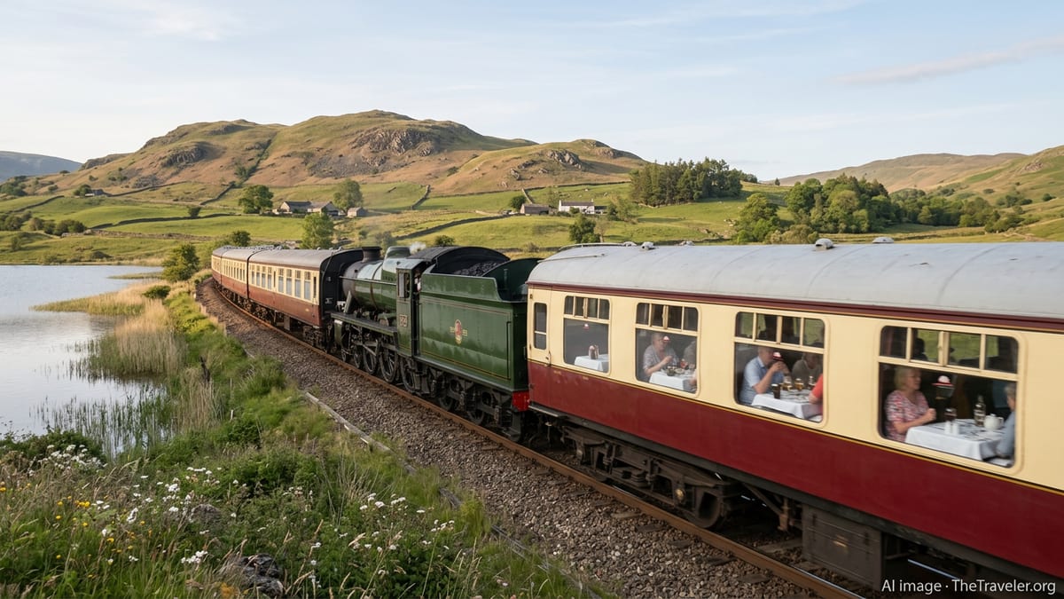 Lake District steam trains bring luxury dining to the fells