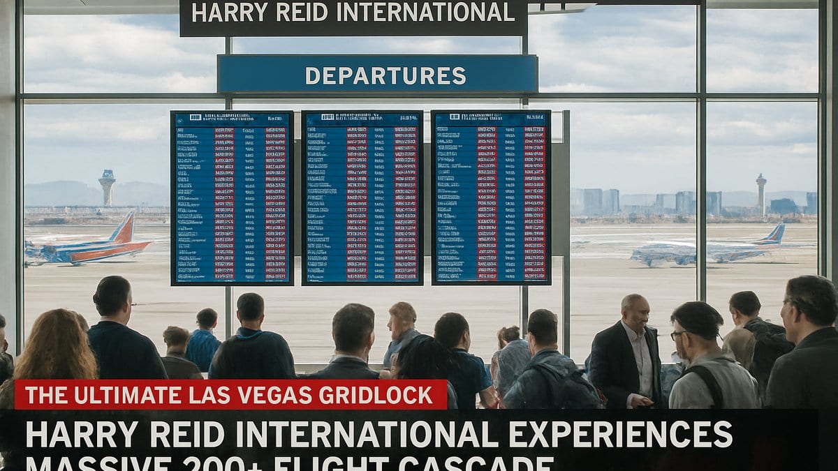 Las Vegas Gridlock: Harry Reid Airport Hit by 200-Plus Flight Snarl