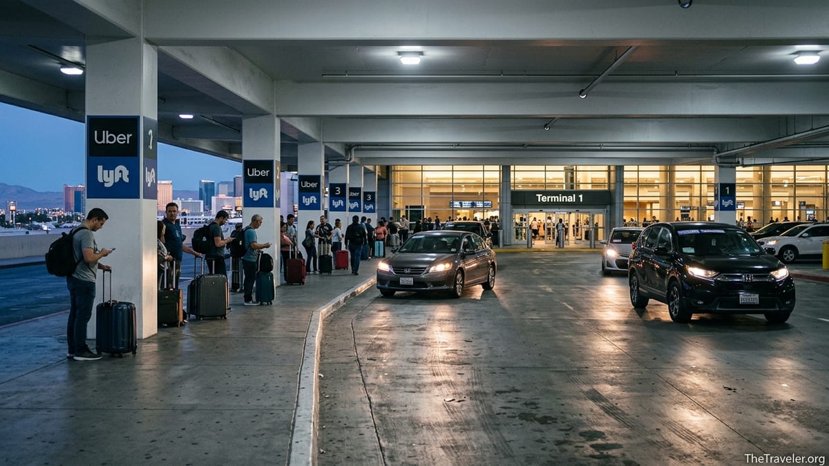 Las Vegas Harry Reid Airport Uber Pickup Guide