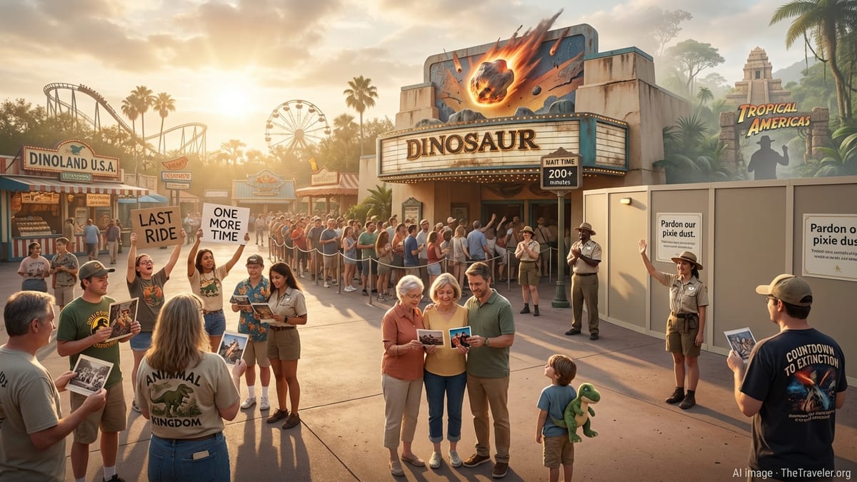 Disney’s Dinosaur Ends Its Run as Animal Kingdom Prepares Tropical Americas Land