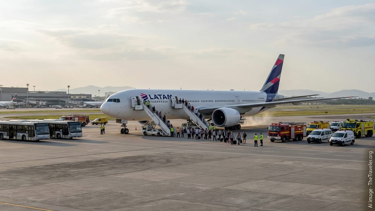 LATAM 777 Aborts High-Speed Takeoff at São Paulo, Passengers Evacuated on Taxiway
