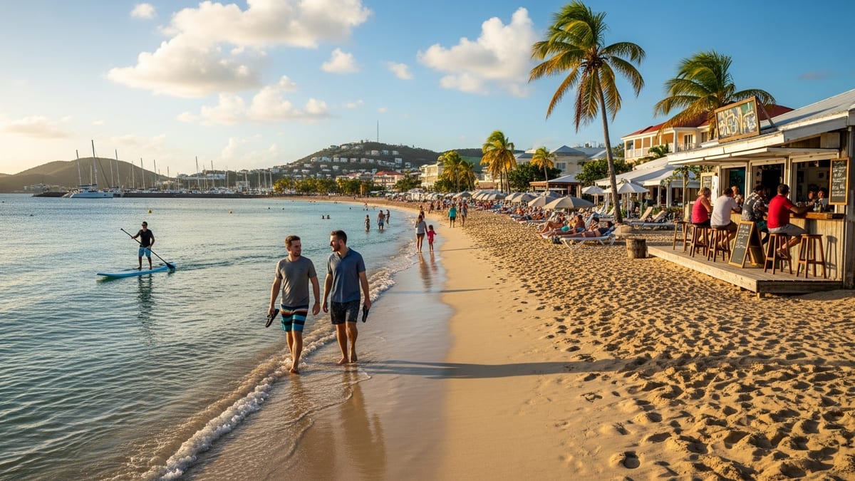 Late afternoon at Simpson Bay, Sint Maarten