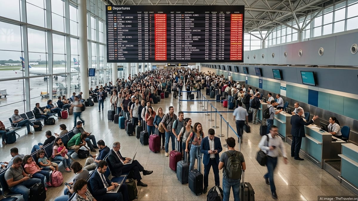 Flight Chaos Strands Hundreds Across Latin America