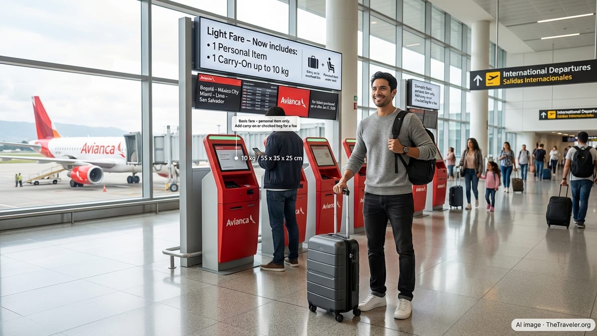 Avianca Restores Free Carry-On for Cheapest International Fares Across the Americas