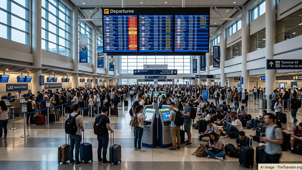 LAX Disruptions Hit Major US and UK Routes