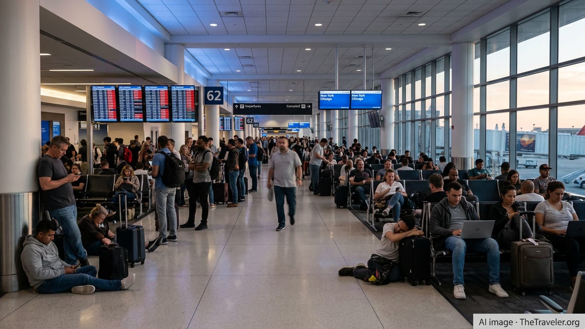 LAX Flight Disruptions Strand Hundreds as Delays Mount