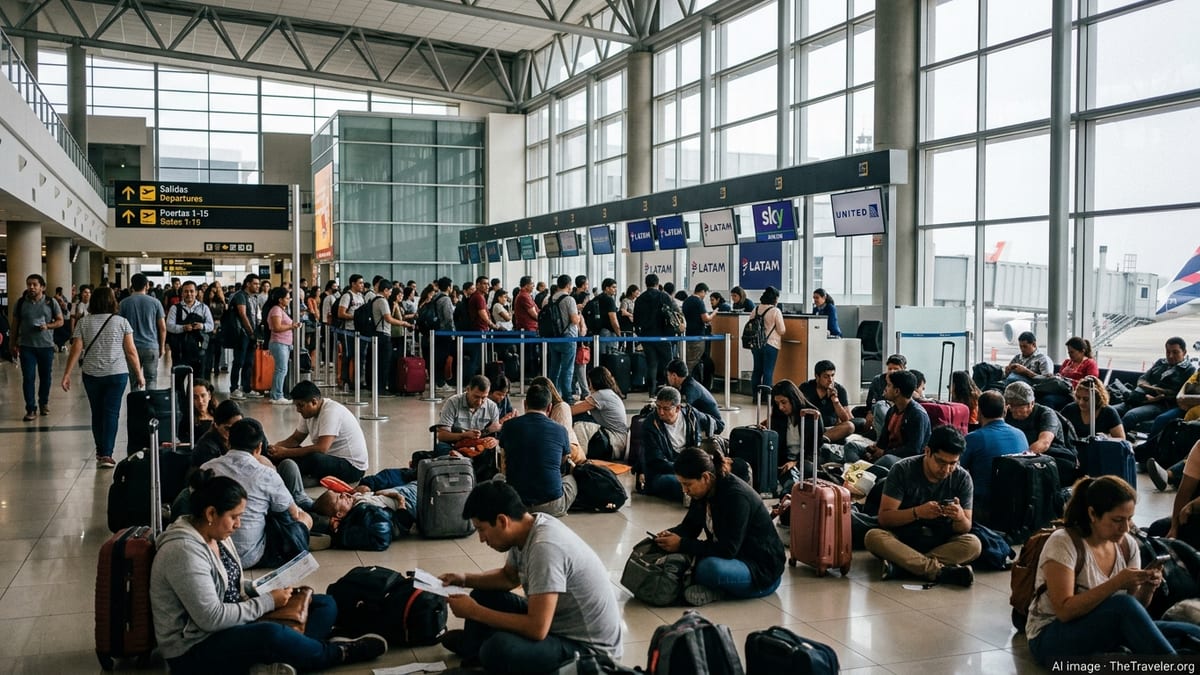 Flight Cancellations at Lima Airport Leave Passengers Isolated