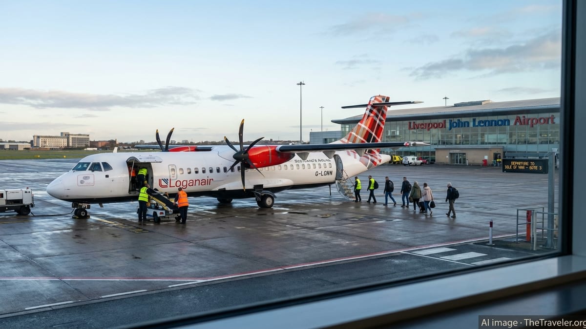 Loganair Hits 250,000 Passengers on Liverpool–Isle of Man Route