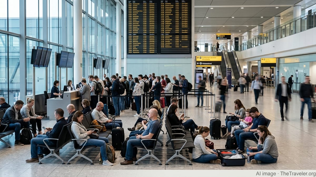 Major Disruption as London Airports Delay 590 Flights