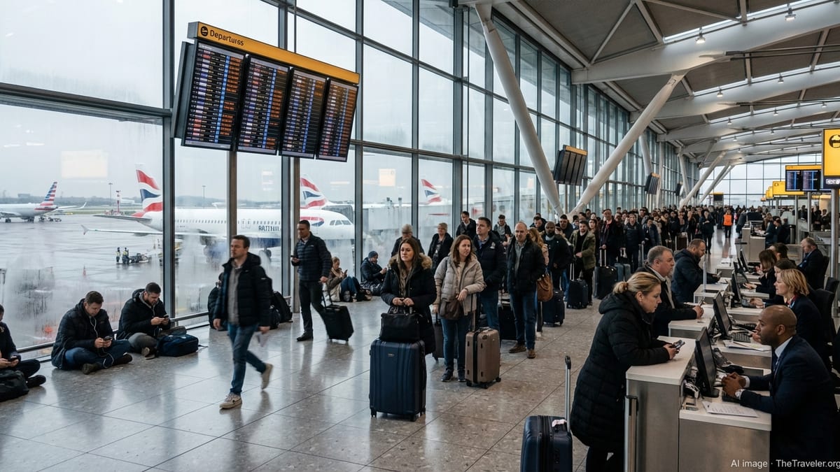 Flight Chaos in London as Major Carriers Disrupt Schedules