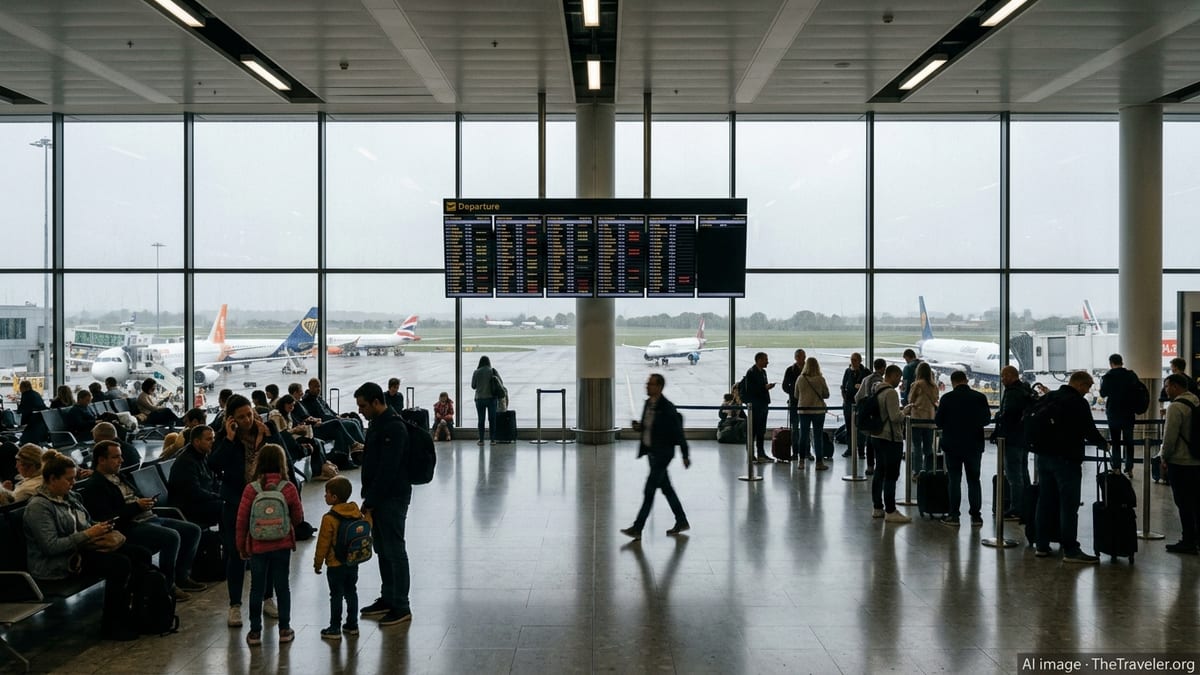 Delays and Cancellations Today at London Gatwick