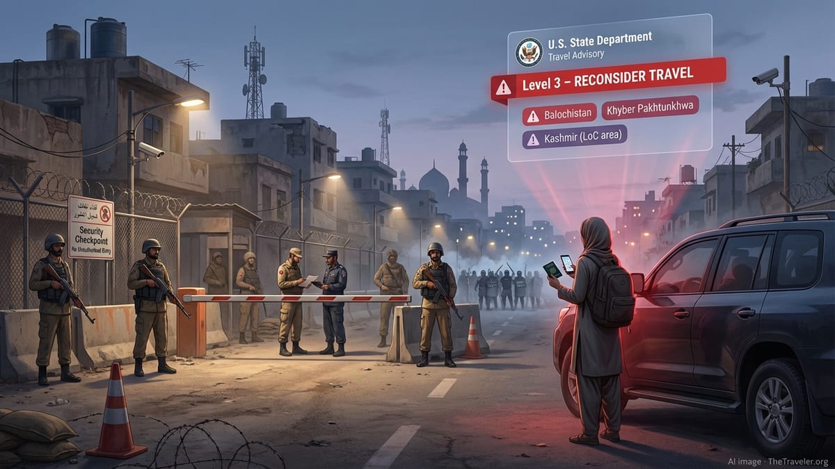 U.S. Reaffirms Level 3 Pakistan Advisory, Highlights Terrorism, Crime and Kidnapping Risks