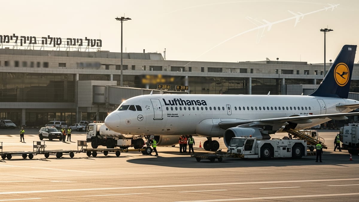 Lufthansa Extends Daytime-Only Tel Aviv Flights Amid Heightened Security Fears