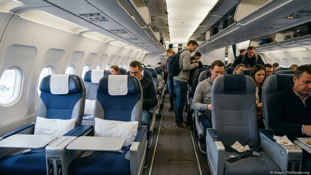 Lufthansa tests reduced cabin cleaning on short EU flights