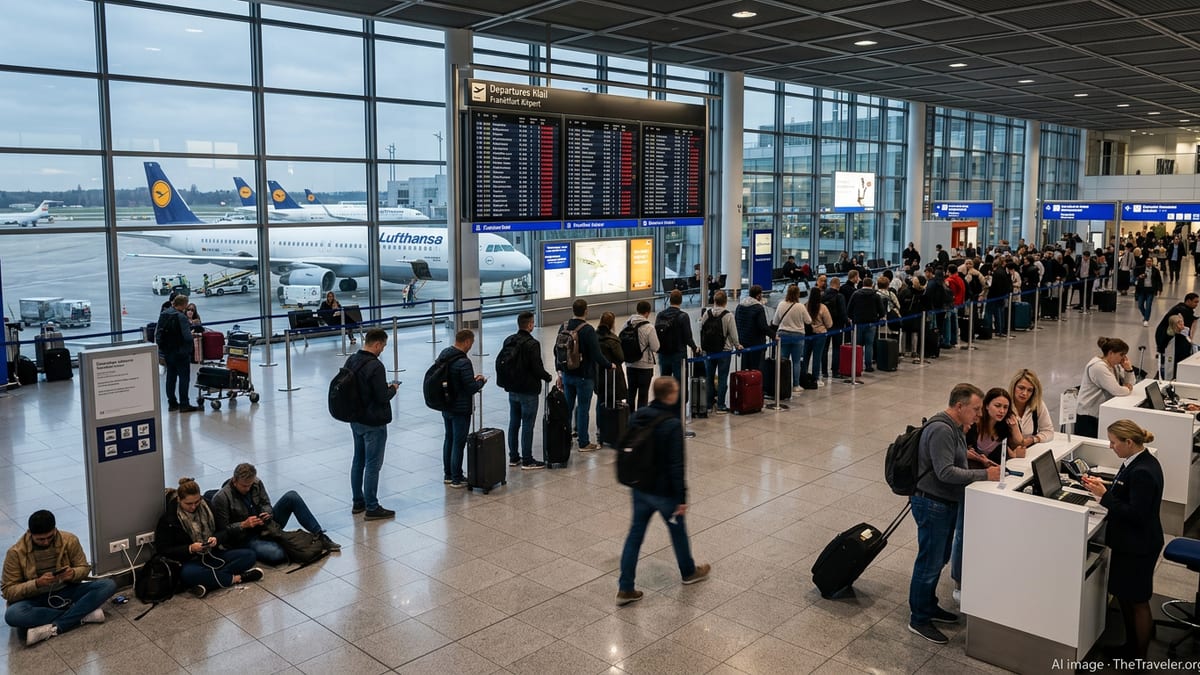Lufthansa Pilot Strike Strands Thousands Across German Hubs