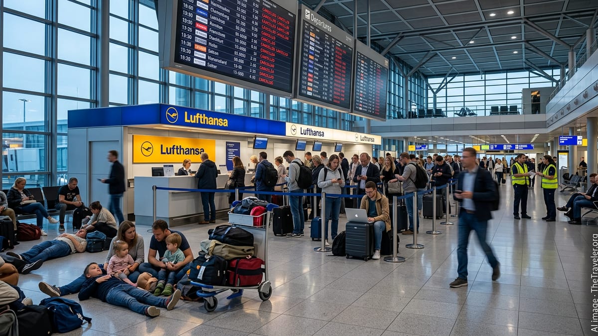Lufthansa Pilot Strike Strands Thousands Across Germany