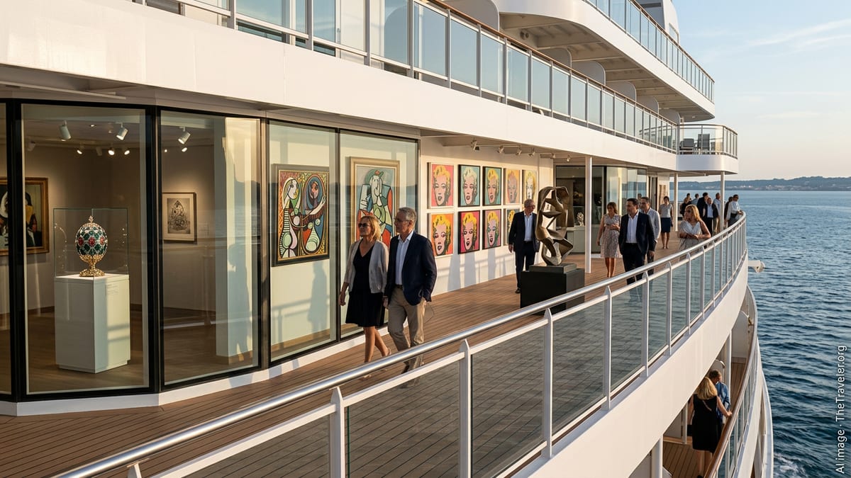 Luxury Cruises Turn to Picasso, Warhol and Fabergé at Sea
