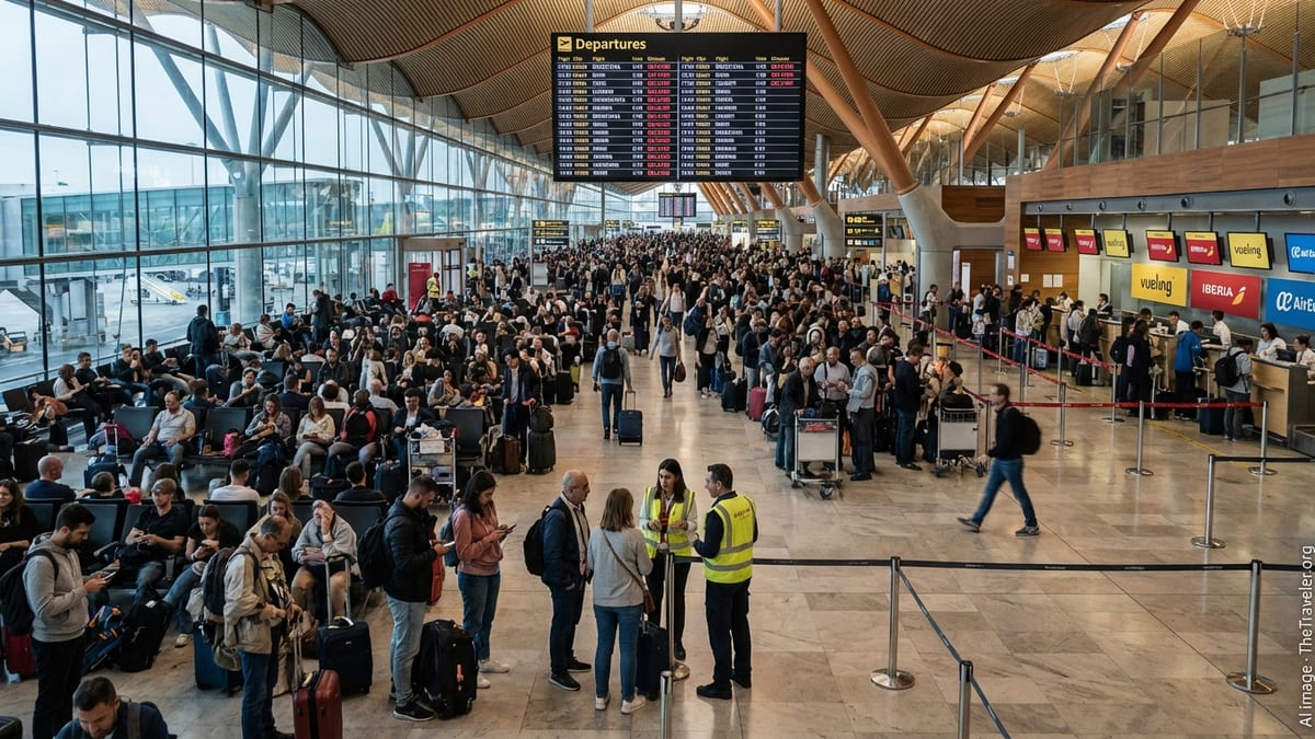 Madrid-Barajas Chaos as Iberia, Vueling and Air Europa Hit by Disruptions