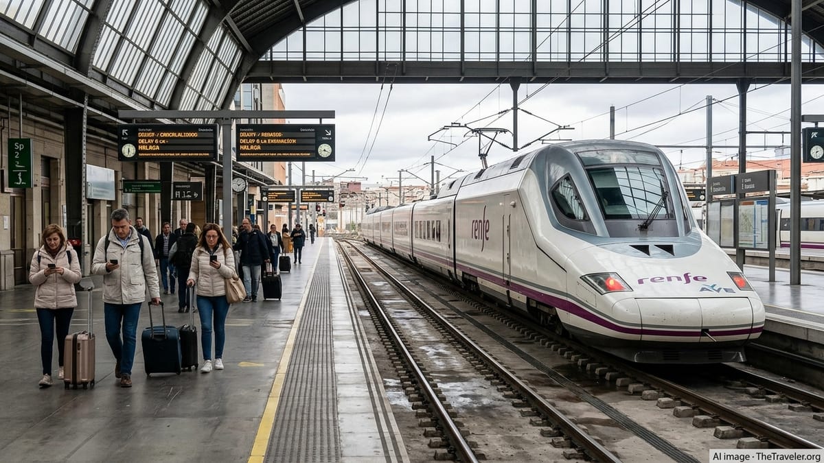 Madrid–Malaga AVE Delay Disrupts Easter Travel Plans
