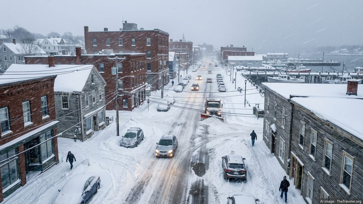 Snowpocalypse Grips Northeast as Maine Braces for Monster Blizzard