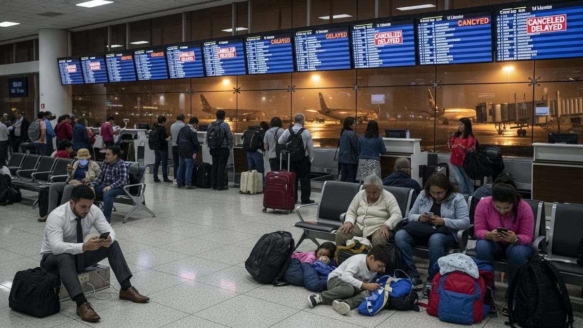 Mass Flight Disruptions Snarl Mexico City, Guadalajara and Monterrey, Stranding Thousands of Travelers