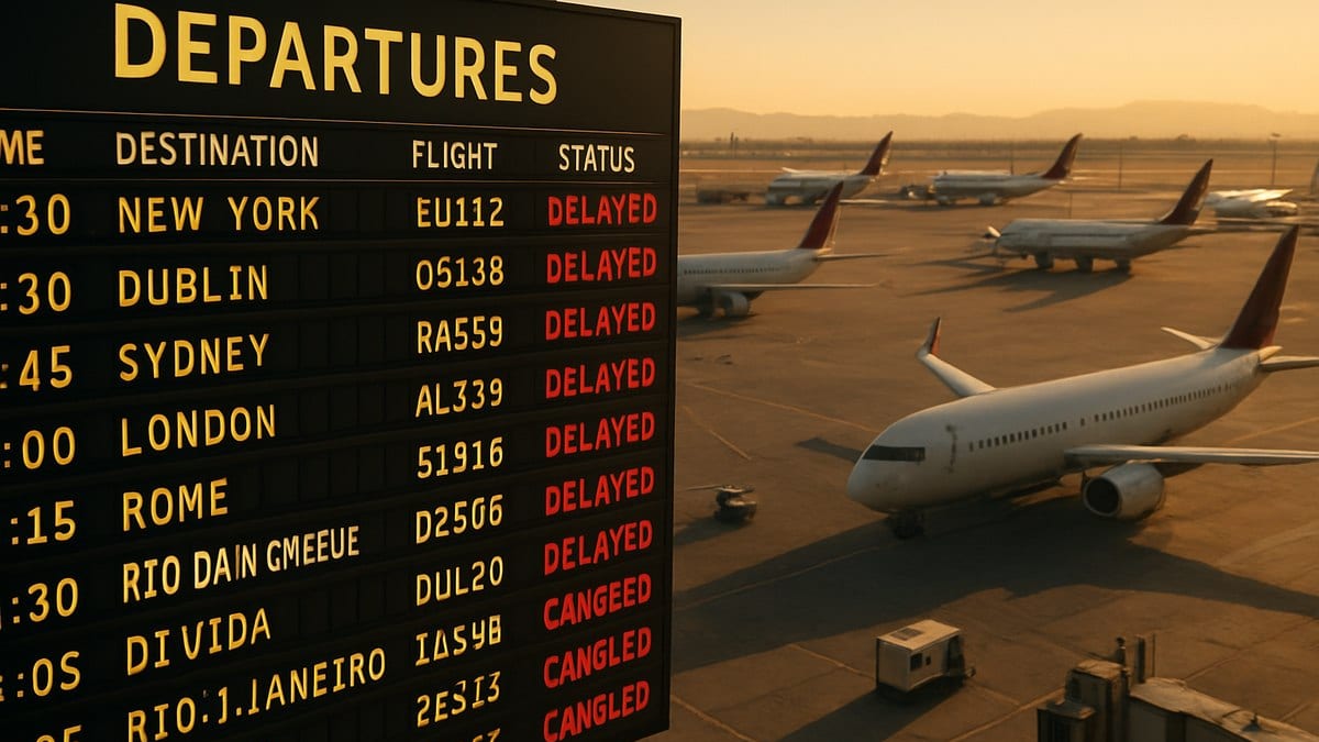 Major Flight Disruptions Hit Cairo Amid Middle East Airspace Crisis