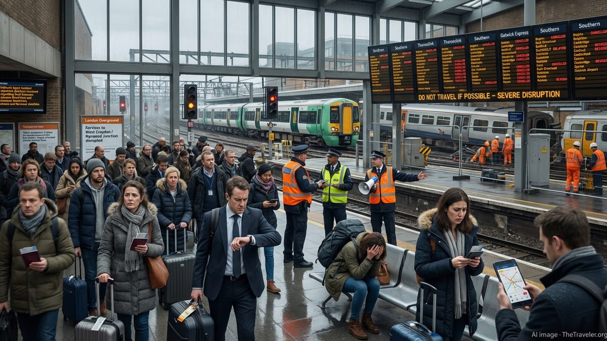 Selhurst Derailment, Signal Failure Paralyse South East England Rail Network