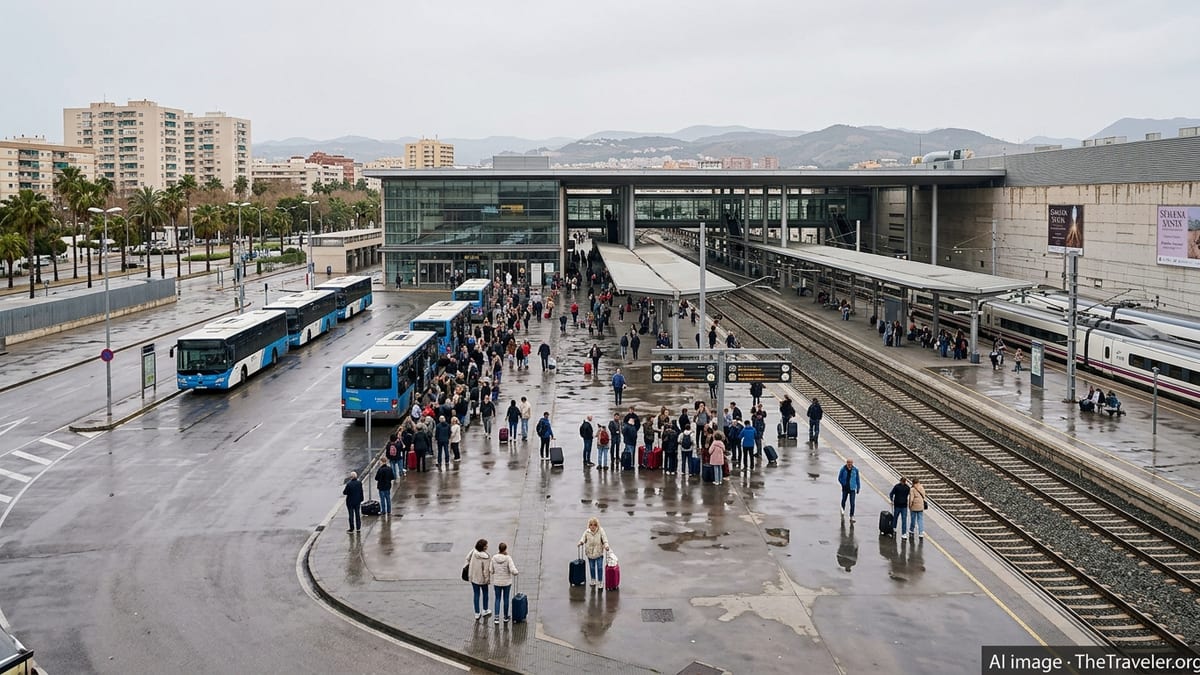 Broken Rails Disrupt Málaga Easter Travel and Tourism