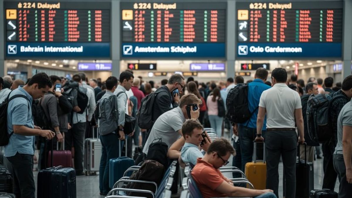 Manchester Airport Flight Chaos Leaves Travelers Stranded