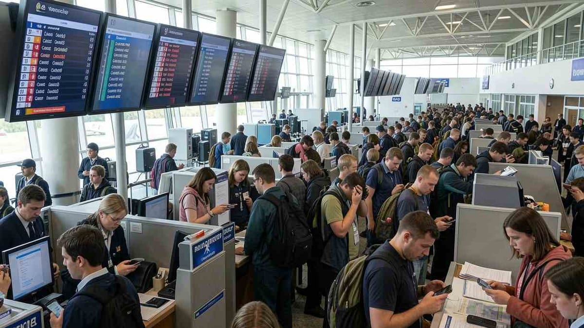 Mass Cancellations Hit Moscow and St. Petersburg Flights