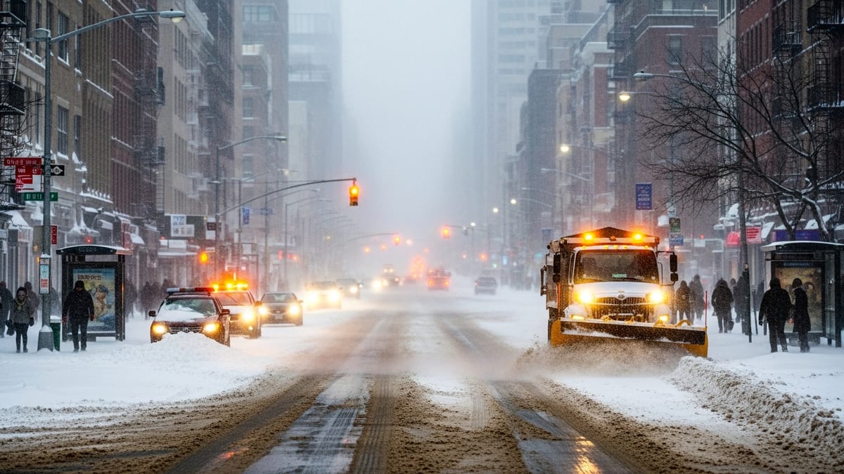 Coast-to-Plains Winter Storm Snarls U.S. Travel, Slams New York and Deep South