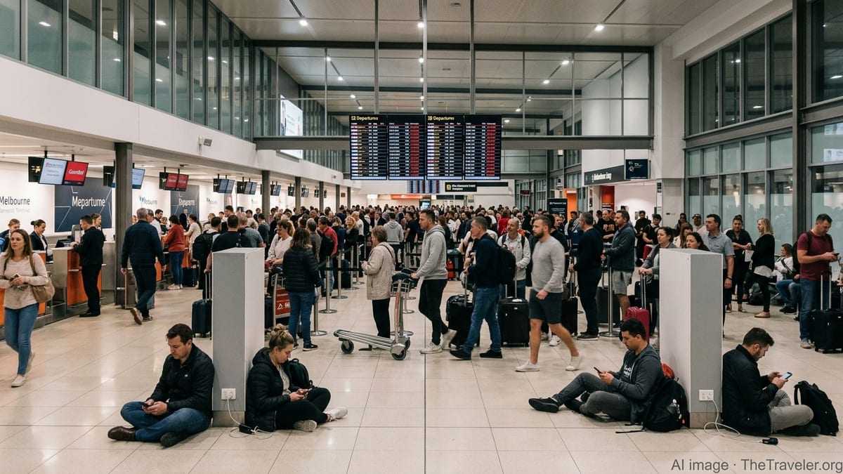 Flight Chaos Strands Hundreds at Melbourne and Sydney Airports