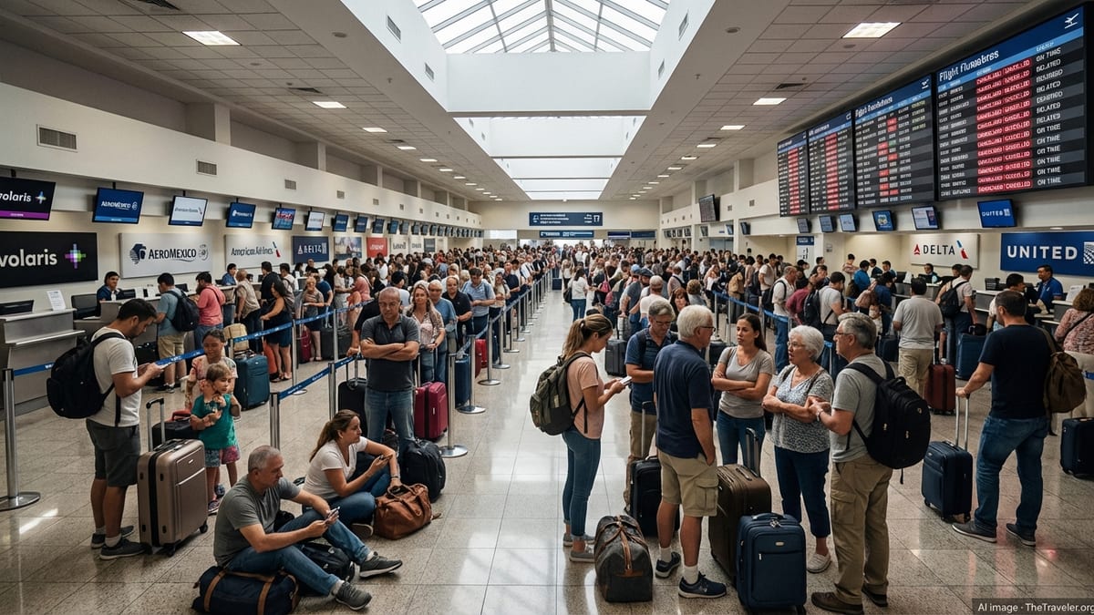 Mexico Flight Chaos: Hundreds of Cancellations Hit Key Hubs