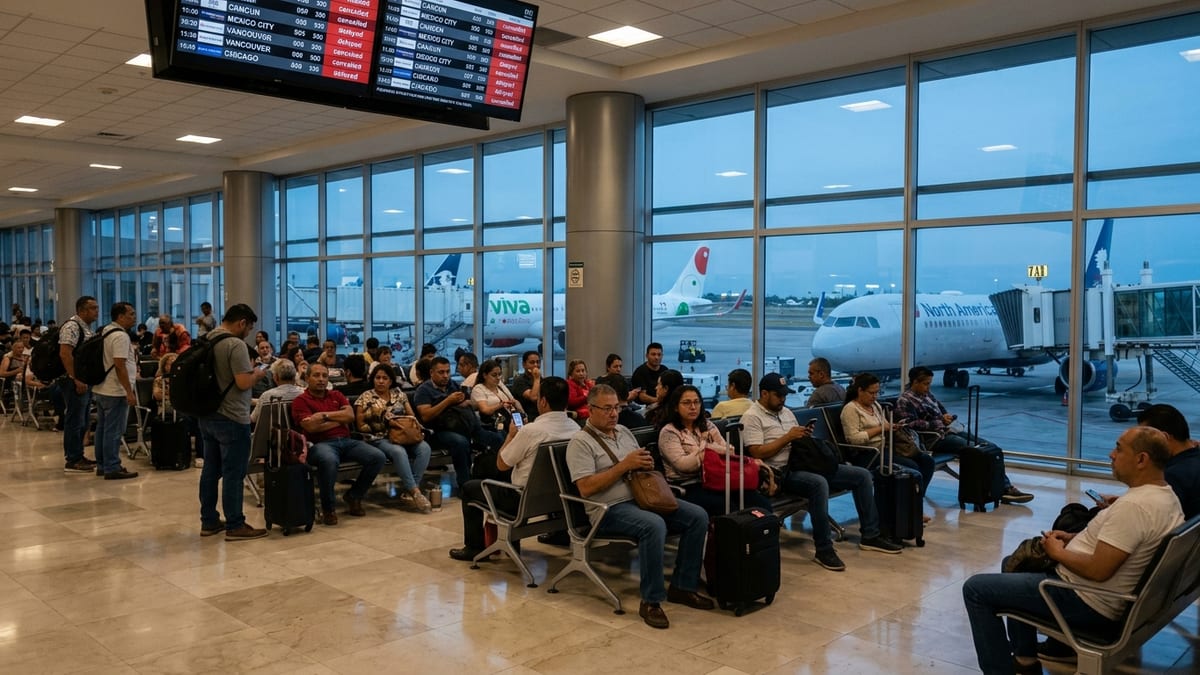 Mexico Flight Disruptions Hit Key Routes Amid Ongoing Unrest