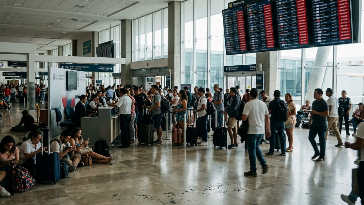 Flight Cancellations Disrupt Travel Across Mexico and Beyond