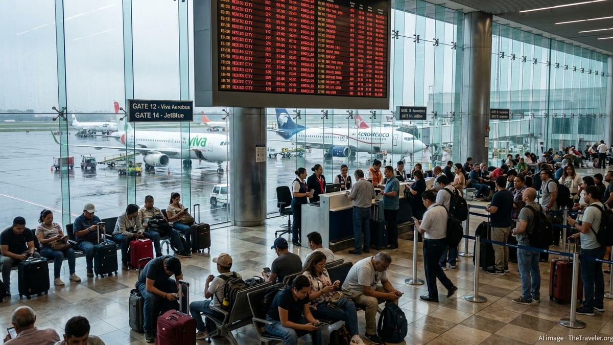 Flight Cancellations Disrupt Major Routes Across Mexico
