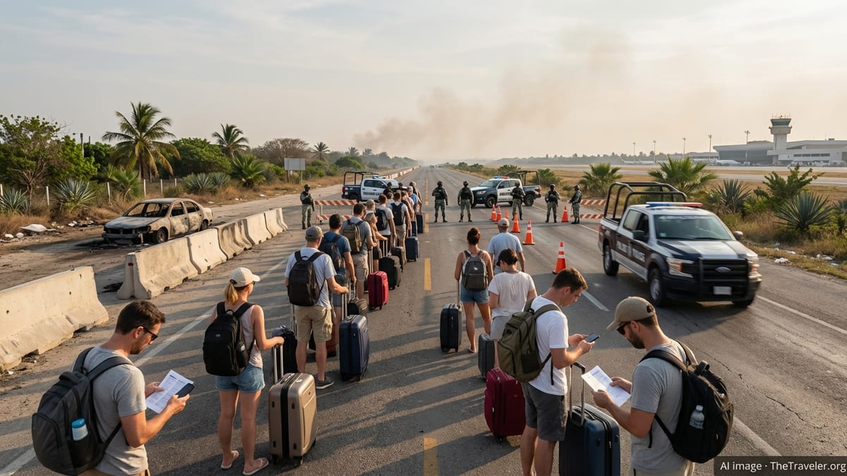 Cartel Violence Triggers Severe Travel Chaos Across Mexico
