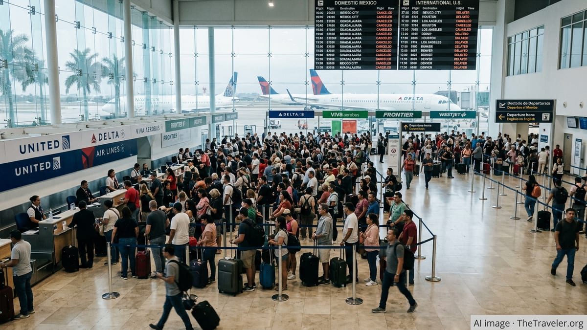 Flight Cancellations Snarl Mexico–US Routes Amid Unrest