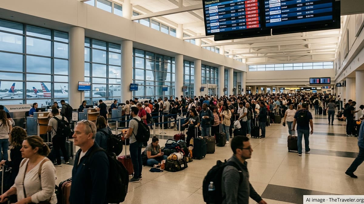 Flight Disruption Snarls Traffic at Miami International