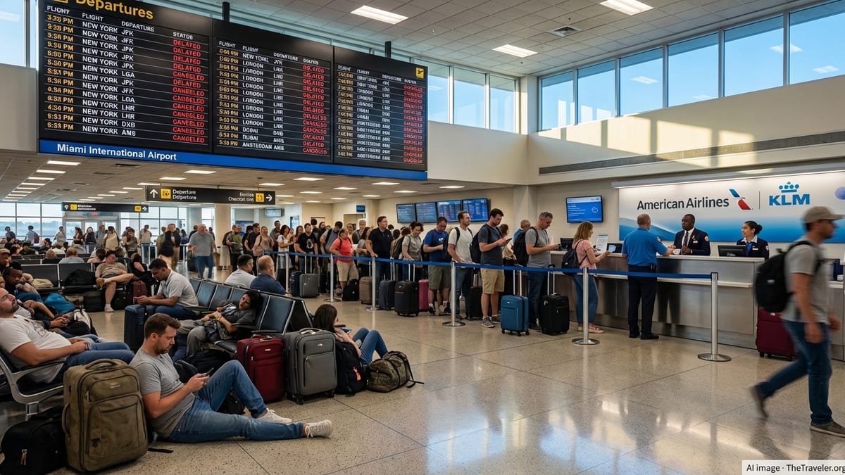 Mass Delays at Miami Airport Strand Hundreds of Passengers