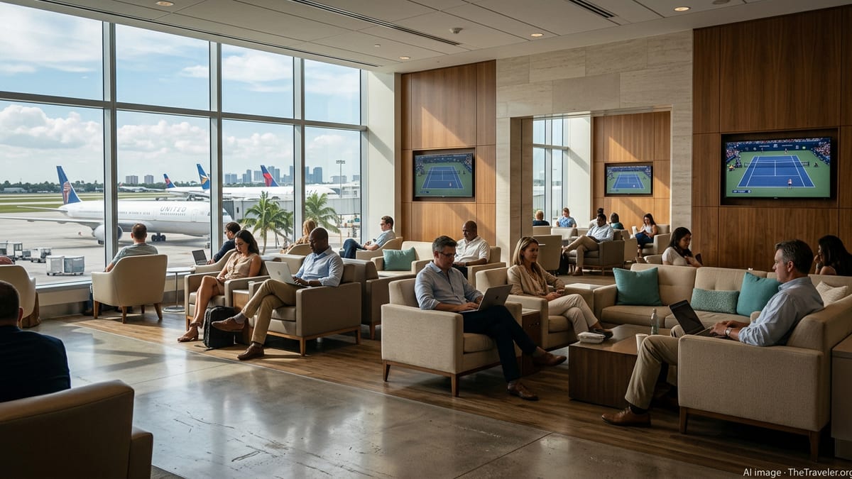Miami Airport Lounges Get Tennis-Fueled Upgrade Push