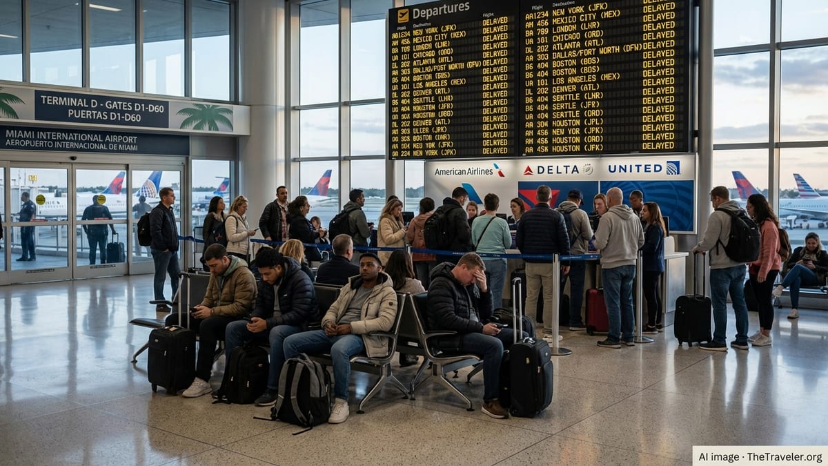 Miami Flight Disruptions Snarl Travel on Major Routes