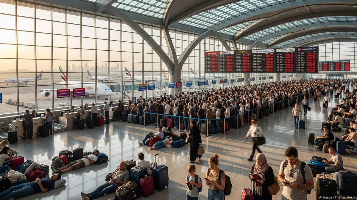 Middle East Air Travel Chaos as Cancellations Near 23%