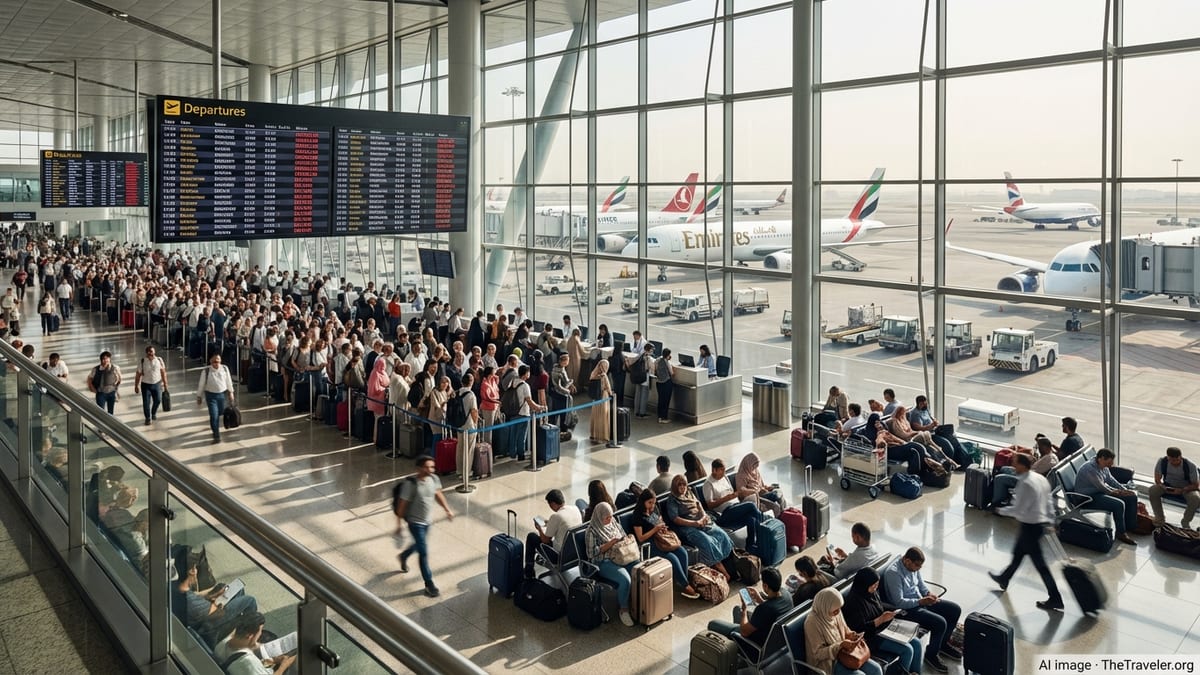 Middle East Air Travel Chaos After Strikes on Iran